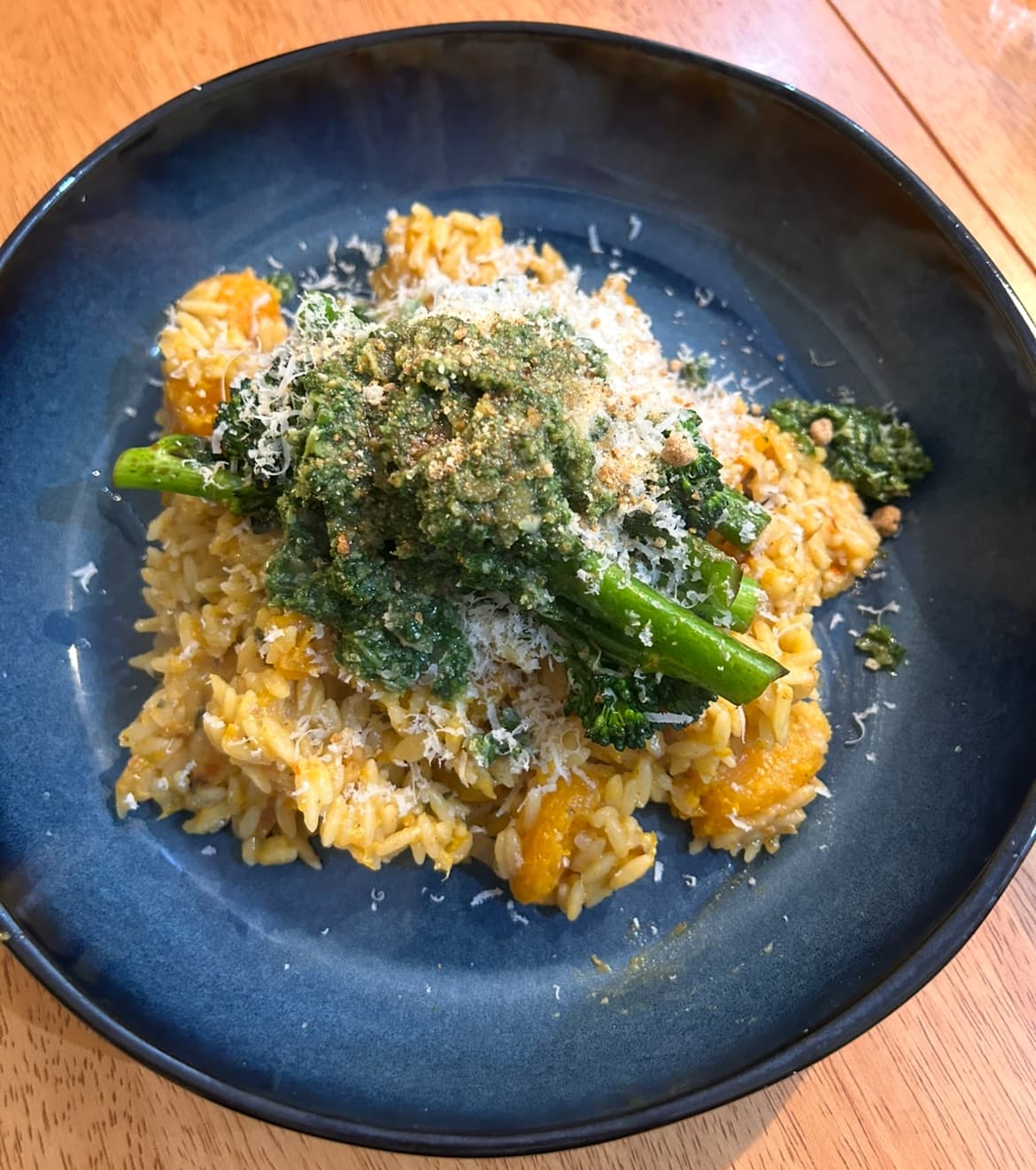 Butternut squash orzo with parsley gremolata photo 1